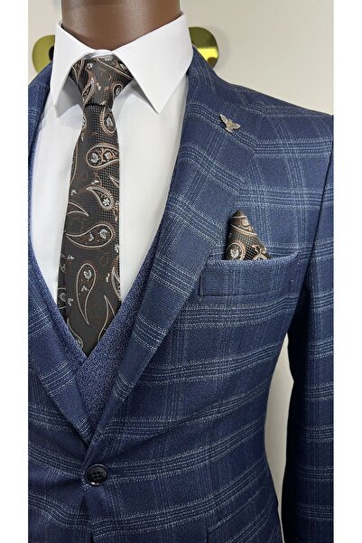 Zeyrek SIR Slim Fit Takım Elbise-Lacivert