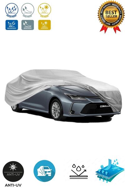 AİRDROP Toyota Corolla 2019-2022 Oto Branda Araba Brandası Lüx Kalite Gri