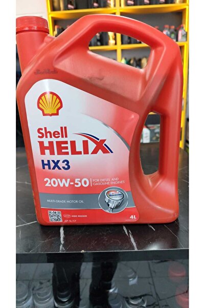 SHELL 20W50 HX3 4 LİTRE