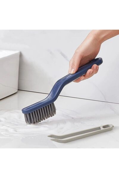 EUROLUXE مزراب أرضية الحمام والمطبخ - فرشاة تنظيف مع ملاقط القمامة