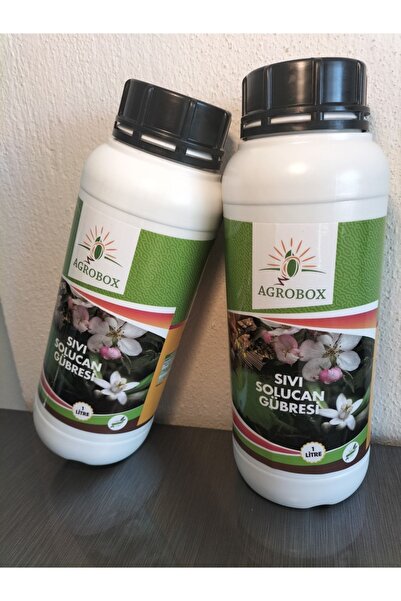 AGROBOX %100 Organik Konsantre Sıvı Solucan Gübresi (1 L X 2 Adet)