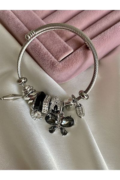 bee Steel Bracelet Charm Bracelet