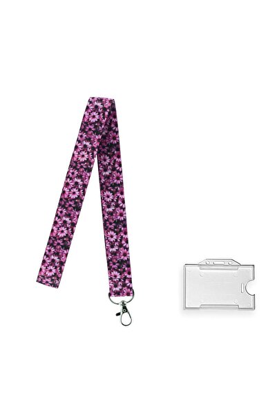 YİĞİTBAŞI SÜPER ÇİÇEKKK Desen Boyun İpi Ve Telefon Askısı Okul ,hastane , BOY...