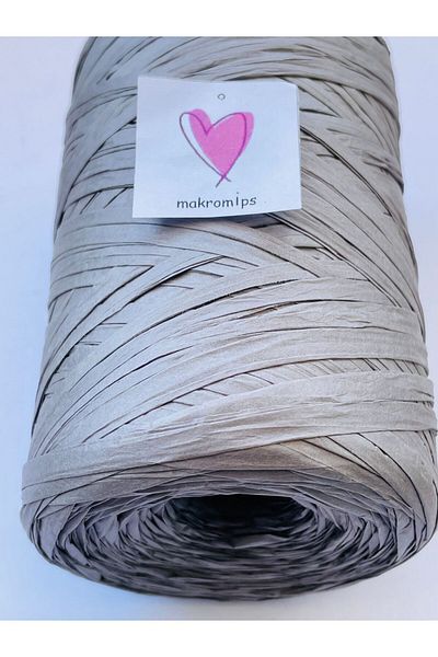 Makromİps 100 gr Soft Raffia - Χαρτί, Φυσικό Καπέλο και Τσάντα Πλεξούδα Ραφίας