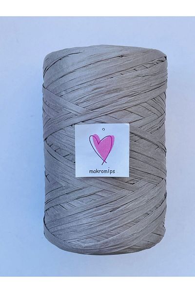 Makromİps 100 gr Soft Raffia - Χαρτί, Φυσικό Καπέλο και Τσάντα Πλεξούδα Ραφίας