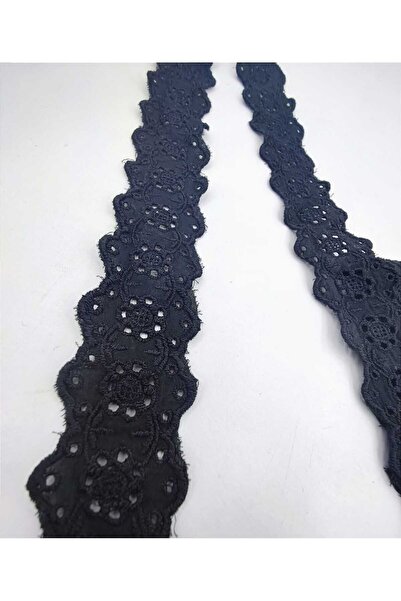 FASHİON DANTEL فوال فستق قطني 4 سم أسود 1 كرة