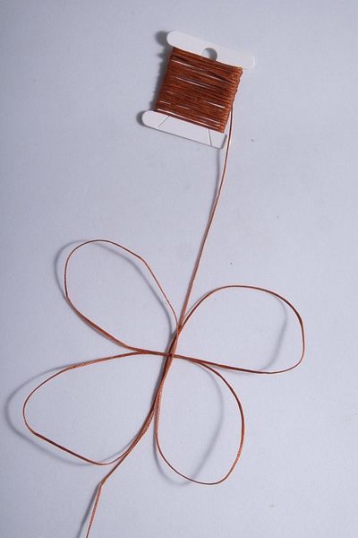 Eskişehir hobi sanat 3 Meters 0.8 Mm - Waxed Rope Red Brown Leather Stitched Necklace Jewelry Design Bracelet Rope