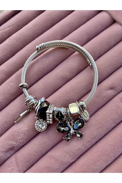 bee Steel Bracelet Charm Bracelet