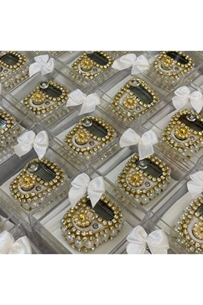 çeyizlik setim 12li Beyaz Inci Taşlı Zikirmatik