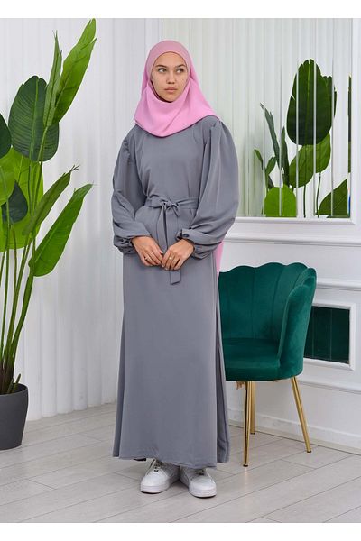 Modamix Belted Plain Dress 827