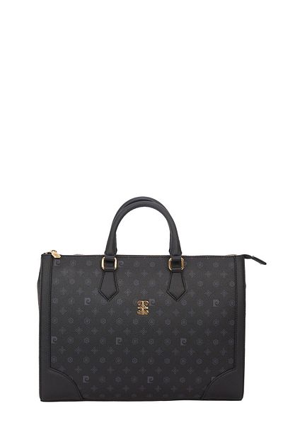 Pierre Cardin Geantă de umăr pentru femei Monogram neagră 05PO23Y1709