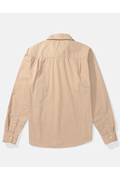 AMERICAN EAGLE AE Poplin Everyday Button-Up Shirt