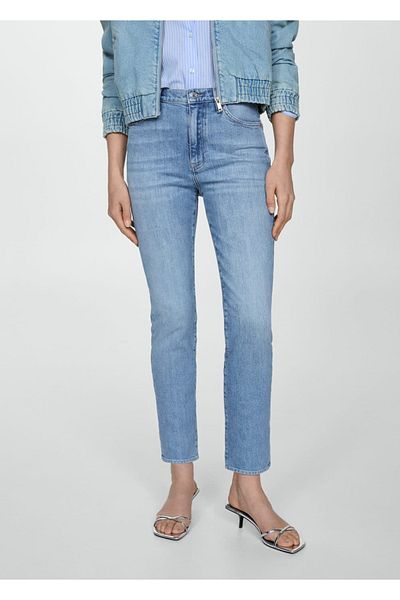 MANGO Woman Pantaloni Claudia Slim Fit Crop Jean