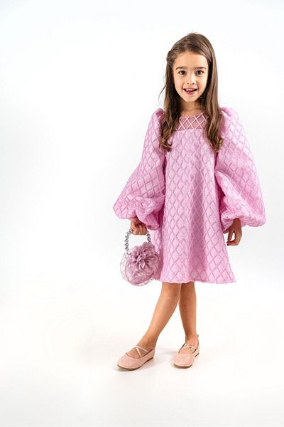 WECAN EXCLUSİVE diamond printed dress
