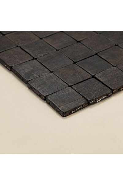 Chakra Costa Ahşap Paspas 60x100 Cm Siyah