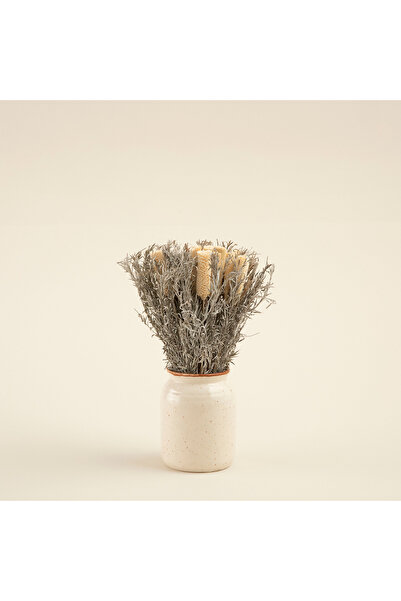 Chakra Edna Vazoda Kuru Çiçek Natural