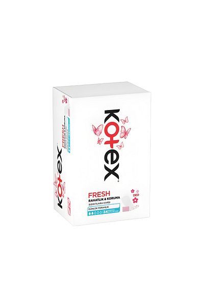 Kotex Pack of 34 Daily Regular Pads
