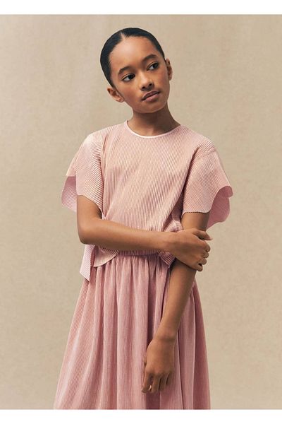 MANGO Kids Lureks Rüschen-T-Shirt