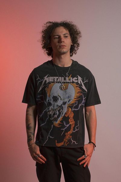 Overdrive Μπλουζάκι ''metallica Live'' Oversize