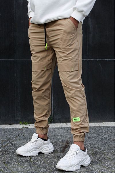 Madmext Herren Basic Kamel Jogginghose 5412