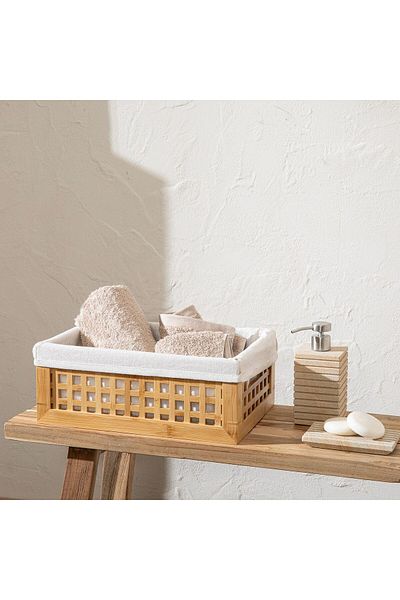 Chakra Bamboo Basket S 34x23,5x13 Cm Natural