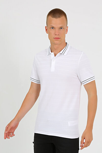 LACİVERTMEN 2153 Чоловіча футболка з коміром поло Ozel Collection Regular Fit