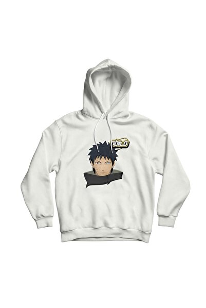 The Baski Unisex bela Naruto Obito anime Štampano Sa kapuljačom dječja visoko...