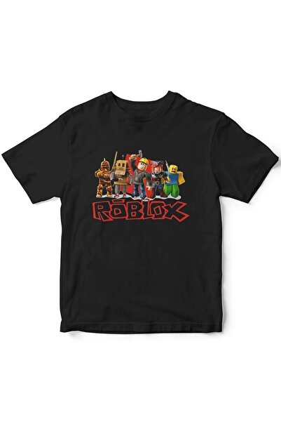 The Baski Tricou pentru copii, unisex, imprimat cu personaje Roblox