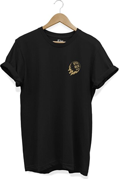 The Baski Crna unisex košarkaška lopta na prsima Štampano Minimalistički krat...