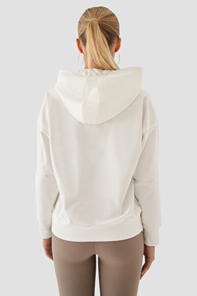 Superstacy Fiona Oversize Pocket Cream Hoodie