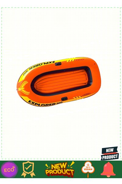 OMZ Explorer Ib58332 Inflatable Boat - 300 186kg, 5 Liters, Girl Boy Toys, Educational Toy