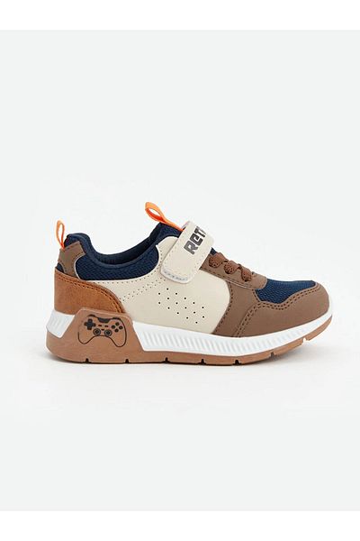LC Waikiki LCW STEPS Lacing and Velcro Color Block Boys' Sports Shoes