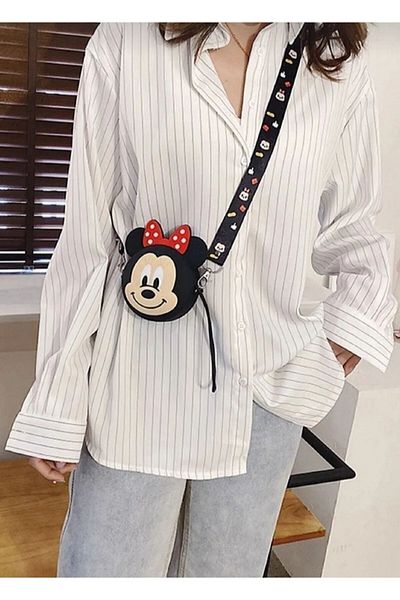 Clariss Minnie Figured Silicone Girl's Bag - Crossbody, Young Girl's Wallet
