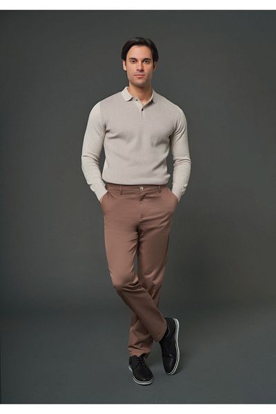 Tony Montana Παντελόνι Jogger Comfort Fit Gabardine Fabric