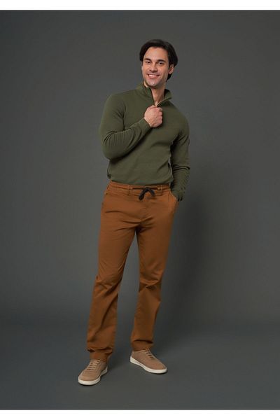 Tony Montana Παντελόνι Jogger Comfort Fit Gabardine Fabric