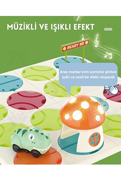 HESTİNYA TOYS Dinozor Serisi Mantıksal Yol Yapım Oyunu Eğitici Oyuncak Zeka Geliştirme Stem Puzzle Kodlama Eğitimi