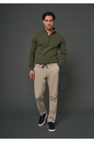 Tony Montana Comfort Fit Gabardine Fabric Jogger Pants