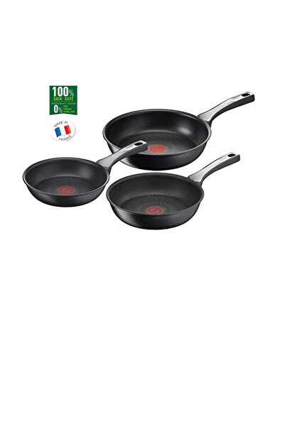 TEFAL Titanyum 6x Excellence 3lü Tava Seti 30 26 22cm