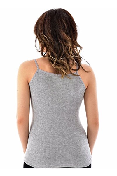 Tezzgelsin Kadın Ip Askılı Pamuklu Penye 6'lı Atlet