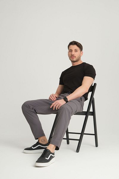 inpool Men's, regular fit, water repellent (proof), parachute fabric, cargo pocket, rubber pants 24INP276