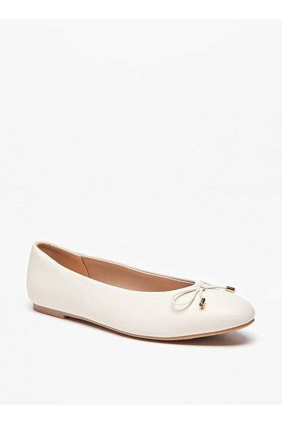 Celeste Women's Textured Slip-On Ballerina Shoes