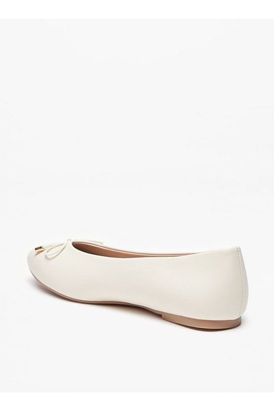 Celeste Women's Textured Slip-On Ballerina Shoes
