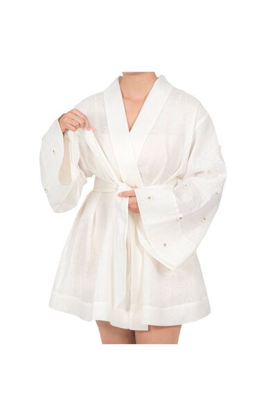 PAS DE DEUX HOME DECO Keten Kimono