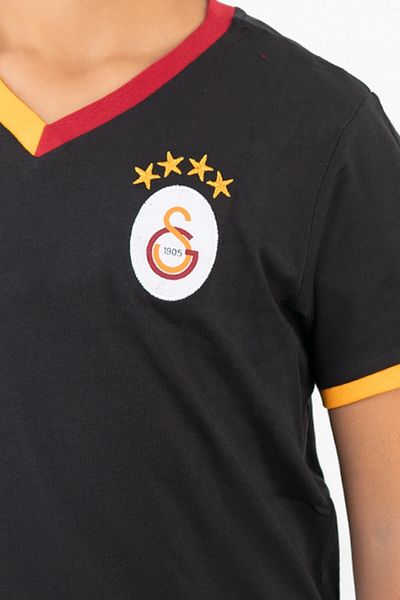 Galatasaray تي شيرت أسود مرخص للأطفال