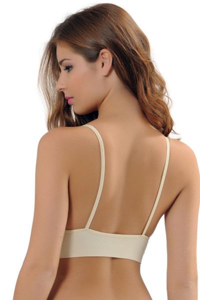 Emay Korse Emay Nude Color Rope Strap Bustier 4003