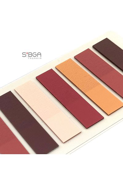 sibga tasarım Transparent Colored Postit Post-it Post ItBookmark Bookmark Postit Sticker Note Paper 200 Sheets