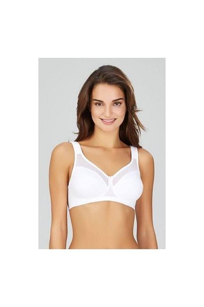 Le Jardin Sutien alb pentru femei Gathering Wireless Soft C Cup 9150