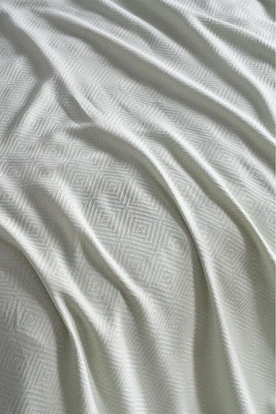 Miabella Home Pique Double, Summer Pique 100% Cotton, Double Bedspread, Tasseled Edge, Soft