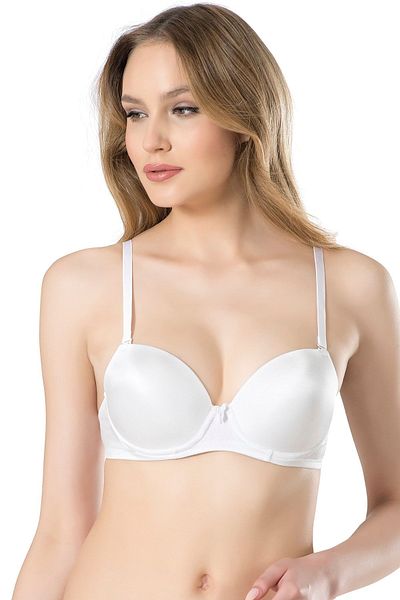 Fabony 3001 Sutien simplu cu cupă goală de bază cu părți decupate