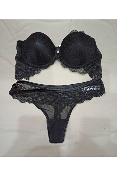 Orkide Kadın Siyah Jennifer Sütyen Takımı Yeni Sezon